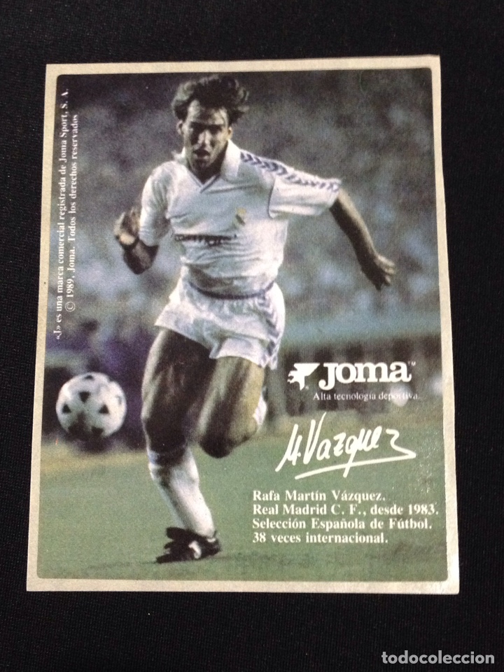 Autocolantes de cole&ccedil;&atilde;o: Pegatina Martin Vazquez R.,Real Madrid,Joma.3