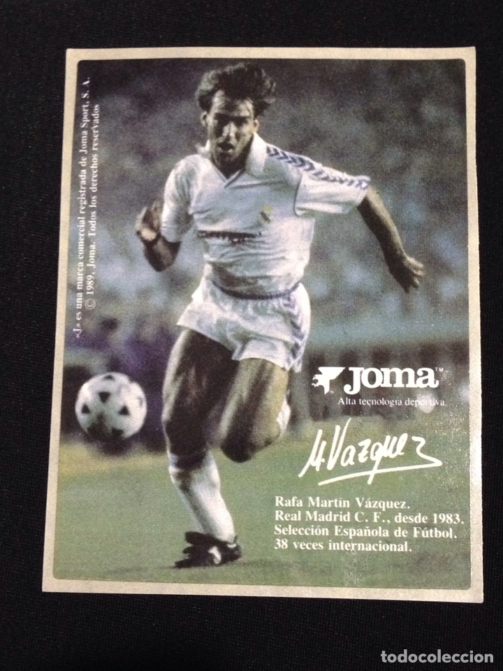 Autocolantes de cole&ccedil;&atilde;o: Pegatina Martin Vazquez R.,Real Madrid,Joma.4