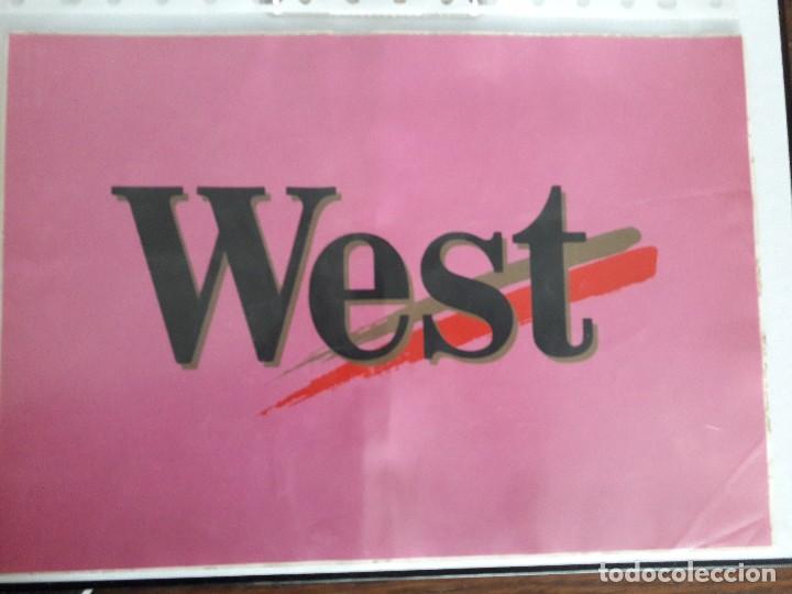 Autocolantes de cole&ccedil;&atilde;o: pegatina de publicidad grande de tabaco west