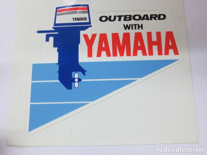 Pegatinas de colecci&oacute;n: PEGATINA OUTBOARD WITH YAMAHA