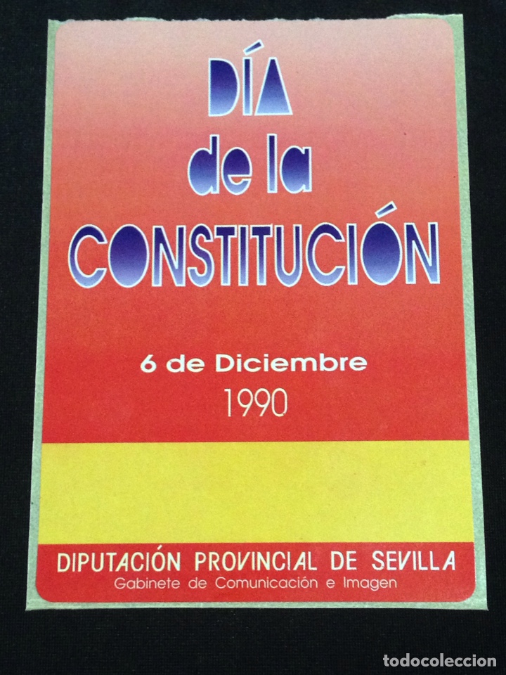 Sammlung von Aufklebern: Dia de La Constitucion-6 de Diciembre 1990. 1