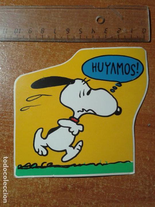 Pegatinas de colecci&oacute;n: PEGATINA. ADHESIVO. SIN PEGAR. A&Ntilde;OS 80. SNOOPY