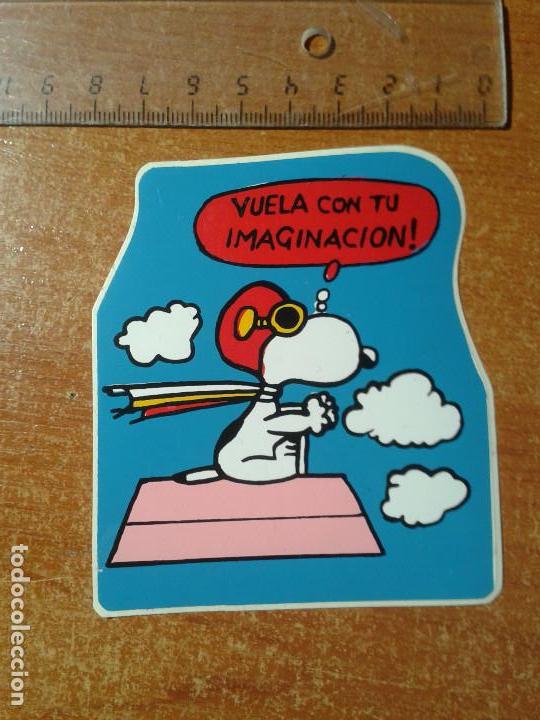 Pegatinas de colecci&oacute;n: PEGATINA. ADHESIVO. SIN PEGAR. A&Ntilde;OS 80. SNOOPY