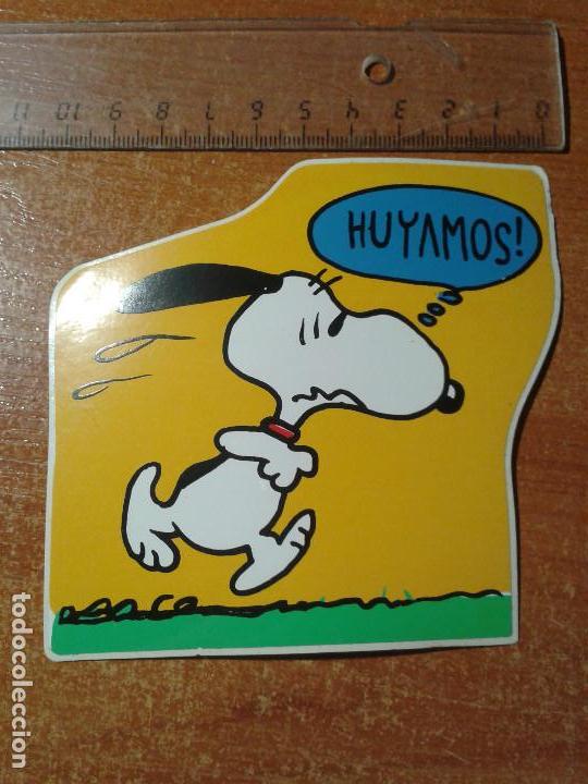 Pegatinas de colecci&oacute;n: PEGATINA. ADHESIVO. SIN PEGAR. A&Ntilde;OS 80. SNOOPY