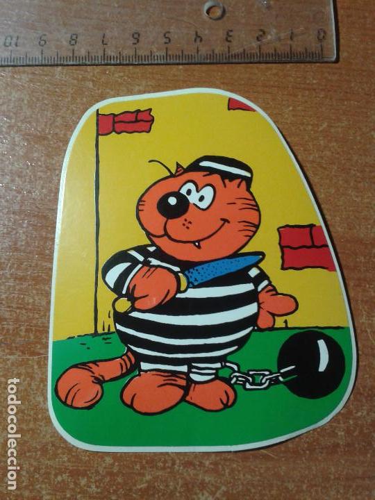 Pegatinas de colecci&oacute;n: PEGATINA. ADHESIVO. SIN PEGAR. A&Ntilde;OS 80. EL GATO ISIDORO