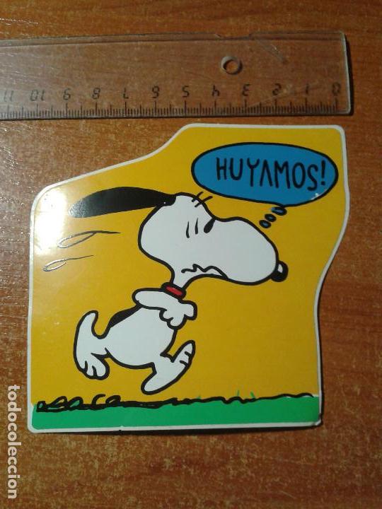 Pegatinas de colecci&oacute;n: PEGATINA. ADHESIVO. SIN PEGAR. A&Ntilde;OS 80. SNOOPY