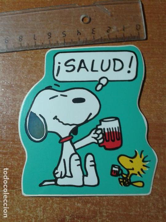 Pegatinas de colecci&oacute;n: PEGATINA. ADHESIVO. SIN PEGAR. A&Ntilde;OS 80. SNOOPY
