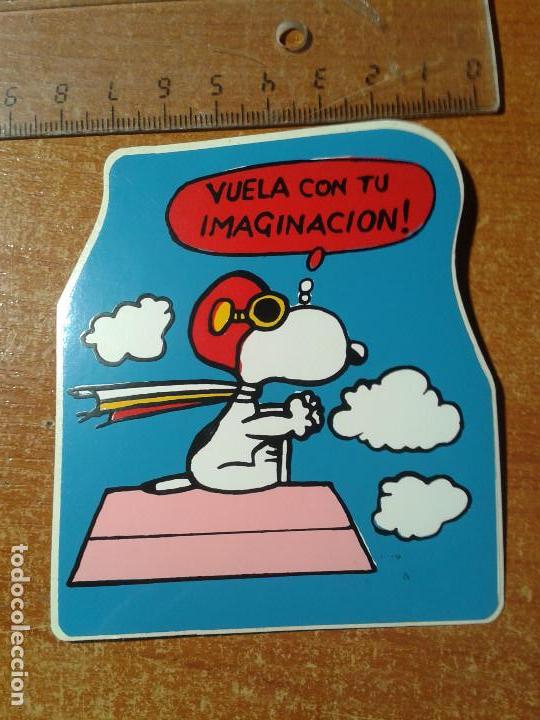 Pegatinas de colecci&oacute;n: PEGATINA. ADHESIVO. SIN PEGAR. A&Ntilde;OS 80. SNOOPY