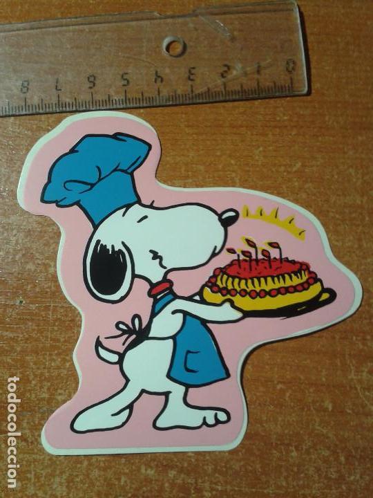 Pegatinas de colecci&oacute;n: PEGATINA. ADHESIVO. SIN PEGAR. A&Ntilde;OS 80. SNOOPY