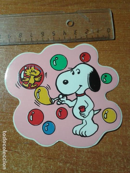 Pegatinas de colecci&oacute;n: PEGATINA. ADHESIVO. SIN PEGAR. A&Ntilde;OS 80. SNOOPY