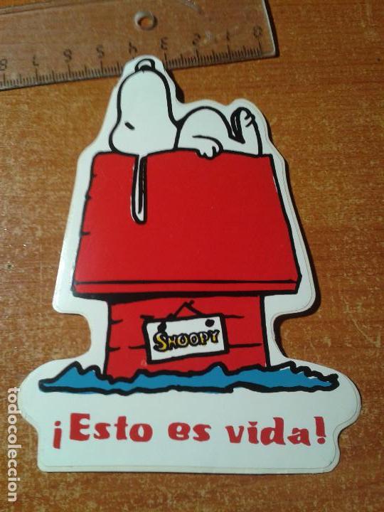 Pegatinas de colecci&oacute;n: PEGATINA. ADHESIVO. SIN PEGAR. A&Ntilde;OS 80. SNOOPY
