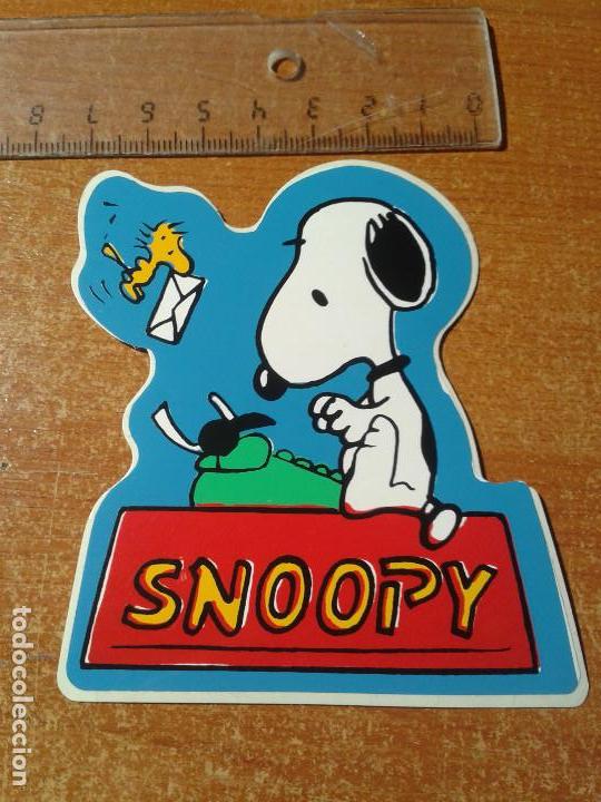 Pegatinas de colecci&oacute;n: PEGATINA. ADHESIVO. SIN PEGAR. A&Ntilde;OS 80. SNOOPY