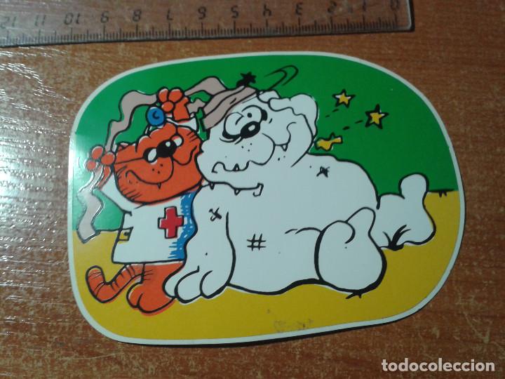 Pegatinas de colecci&oacute;n: PEGATINA. ADHESIVO. SIN PEGAR. A&Ntilde;OS 80. EL GATO ISIDORO