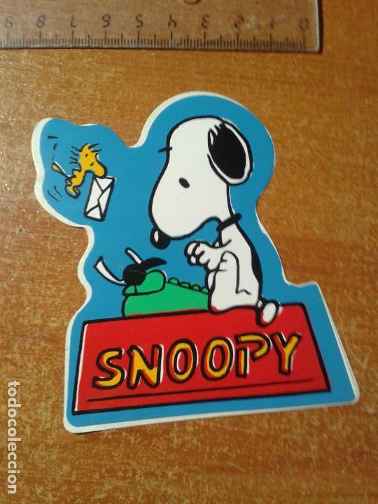 Pegatinas de colecci&oacute;n: PEGATINA. ADHESIVO. SIN PEGAR. A&Ntilde;OS 80. SNOOPY
