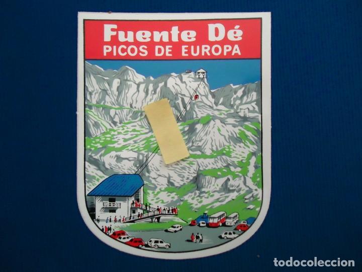 Pegatinas de colecci&oacute;n: pegatina picos europa camale&ntilde;o liebana cantabria teleferico esqui alpinismo monta&ntilde;a escalar turismo