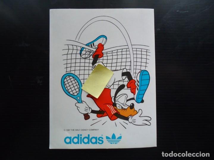 Pegatinas de colecci&oacute;n: PEGATINA VINTAGE PLAYERAS DEPORTIVAS ADIDAS CALZADO ROPA DEPORTE MODA goofy walt disney tenis