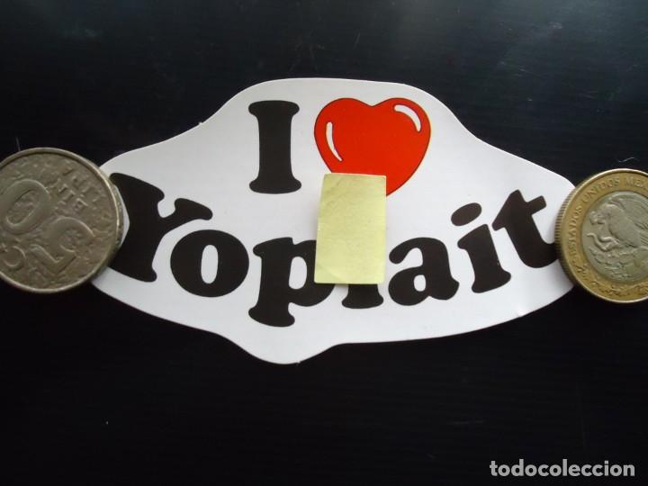 Pegatinas de colecci&oacute;n: pegatina yogurt yoplait yogourt lacteo leche vaca lactosa marca espa&ntilde;ola lactea sorteo regalos