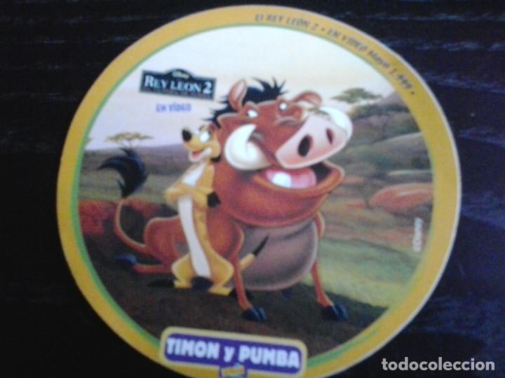 Pegatinas de colecci&oacute;n: PEGATINA ADHESIVO EL REY LEON TIMON Y PUMBA