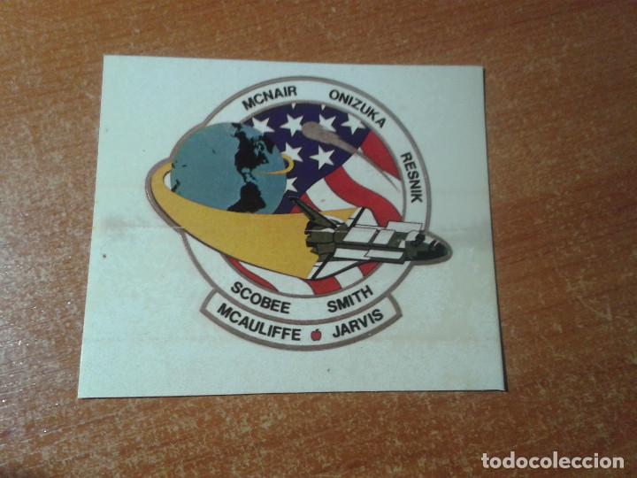 Pegatinas de colecci&oacute;n: PEGATINA. CROMO ADHESIVO NASA ESCUDOS OFICIALES. REVISTA GARBO