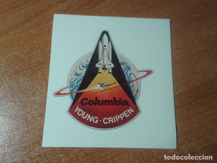 Pegatinas de colecci&oacute;n: PEGATINA. CROMO ADHESIVO NASA ESCUDOS OFICIALES. REVISTA GARBO