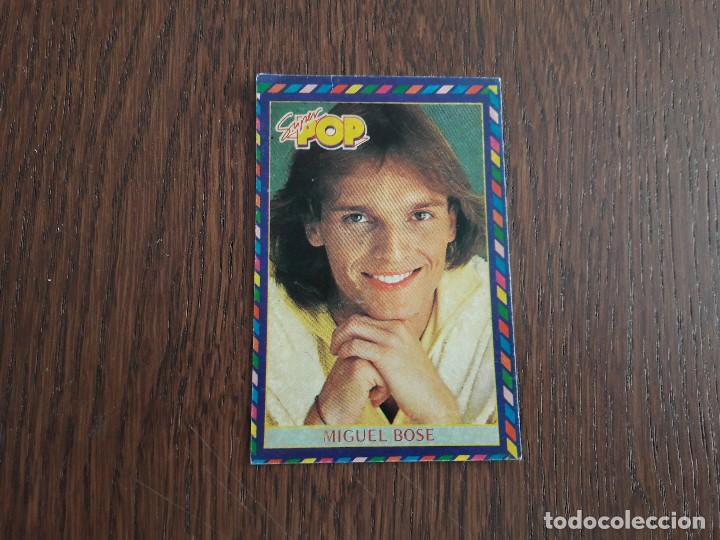 Pegatinas de colecci&oacute;n: pegatina de publicidad revista super pop, Miguel Bose, a&ntilde;os 80