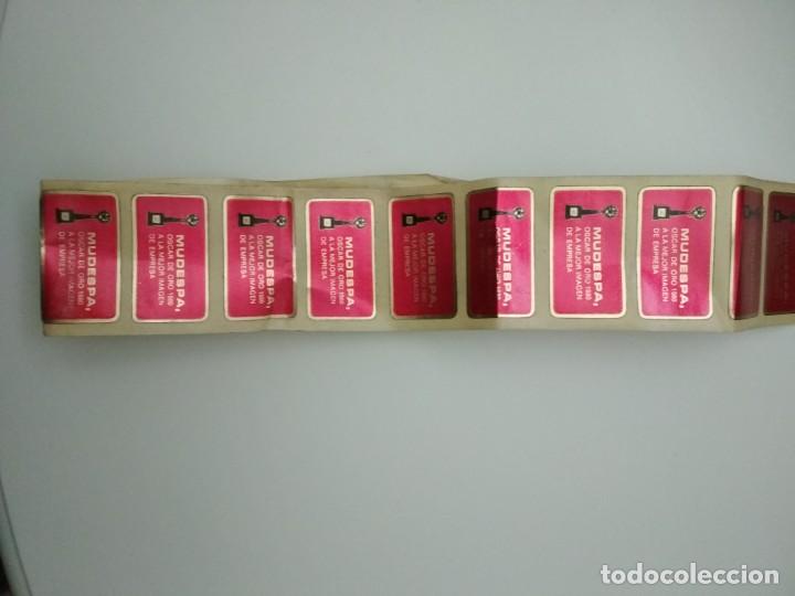 Pegatinas de colecci&oacute;n: &Oacute;scar de oro MUDESPA a&ntilde;o 1980