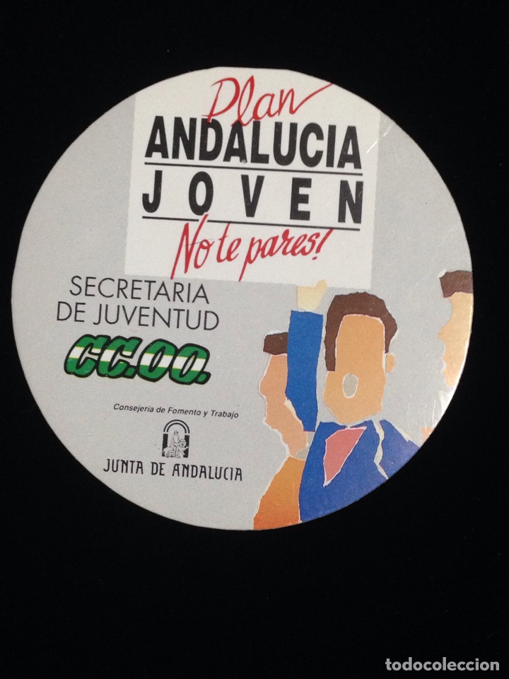 Autocolantes de cole&ccedil;&atilde;o: Secretaria de juventud-cc.oo.,andalucia joven.