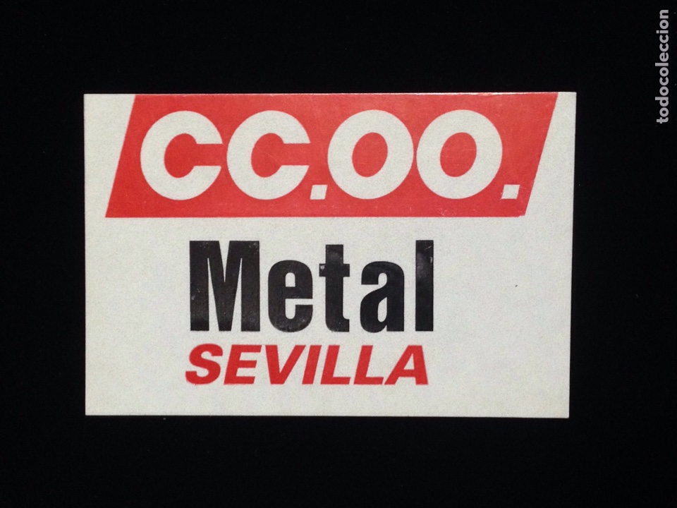 Sammlung von Aufklebern: Cc.oo.-metal sevilla.