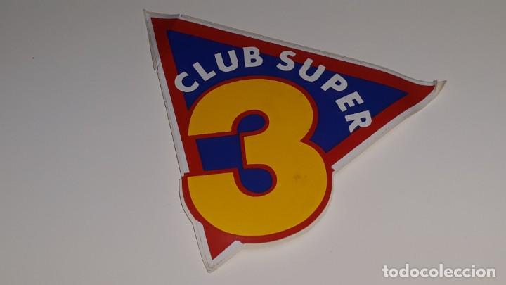 Pegatinas de colecci&oacute;n: ANTIGUA INSIGNIA DEL PROGRAMA INFANTIL DE TV3 CLUB SUPER 3 A&Ntilde;OS 80 / 90 SIN PEGAR