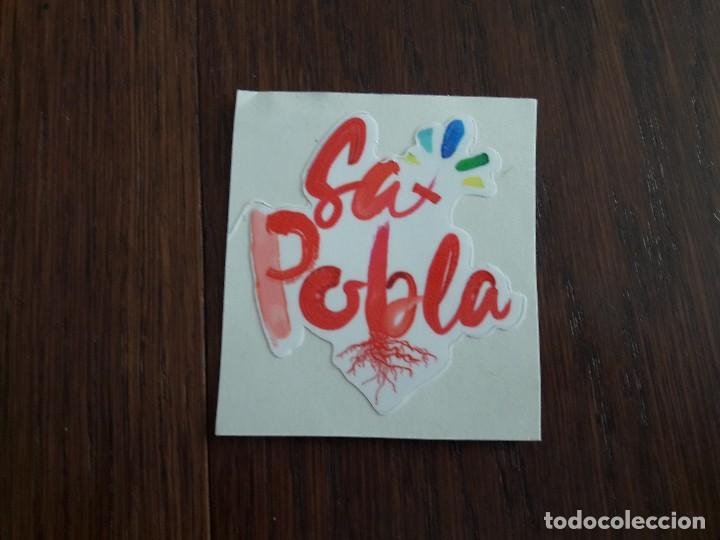 Pegatinas de colecci&oacute;n: pegatina de publicidad Sa Pobla, Mallorca.
