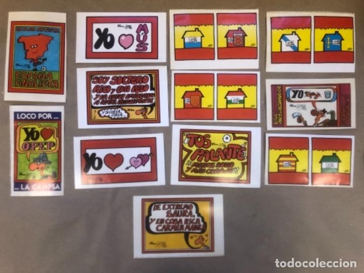 Pegatinas de colecci&oacute;n: LOTE DE 12 PEGATINAS DEL MUNDIAL DE ESPA&Ntilde;A DE 1982. HECHAS POR FORGES.