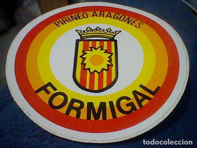 Pegatinas de colecci&oacute;n: PIRINEO ARAGONES ESTACION FORMIGAL ALPINISMO MONTA&Ntilde;ISMO SIN PEGAR NUNCA PEGATINA ADHESIVO CHJ *
