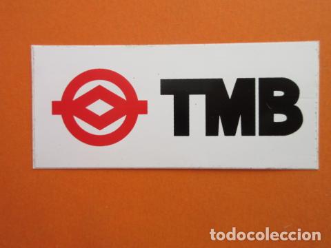 Pegatinas de colecci&oacute;n: PEGATINA NUEVA SERIE TRANSPORTES METRO Y AUTOBUSES  DE BARCELONA LOGO MAS ANTIGUO