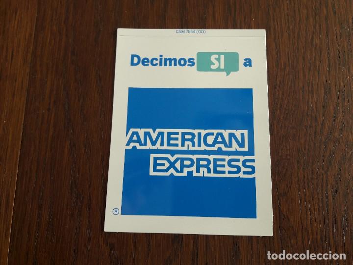 pegatina tarjeta de crédito american express (b - Compra venta en  todocoleccion