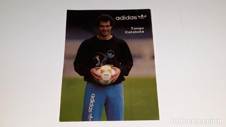 Pegatinas de colecci&oacute;n: ANTIGUA PEGATINA DE ADIDAS - BALON TANGO CATALU&Ntilde;A - ANDONI ZUBIZARRETA F.C BARCELONA - A&Ntilde;OS 80