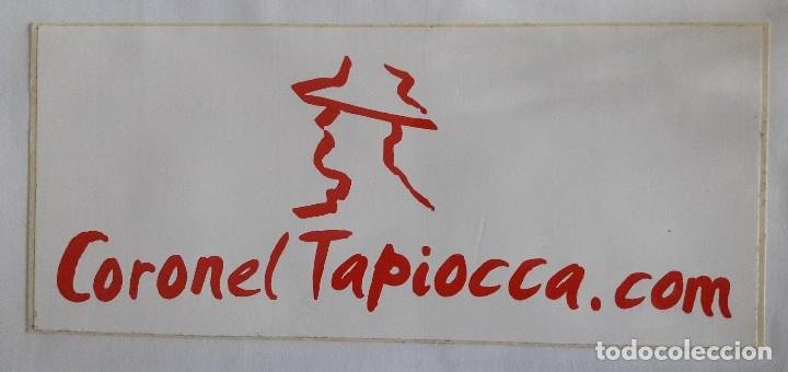 pegatina - adhesivo - sticker - coronel tapioca - Compra venta en  todocoleccion