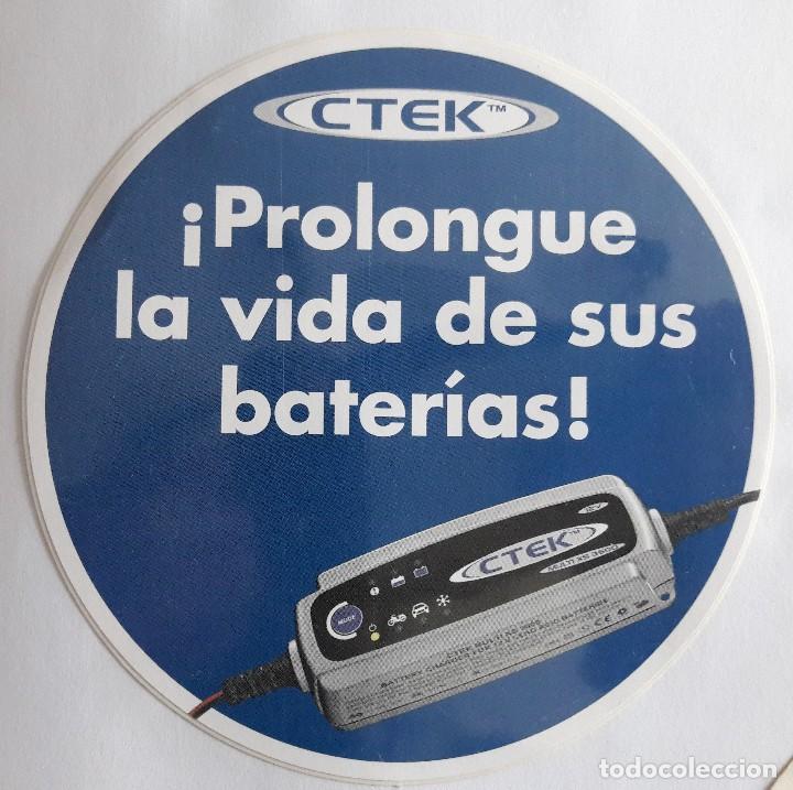 Autocollants de collection: pegatina de publicidad Ctek, prolongue la vida de sus bater&iacute;as