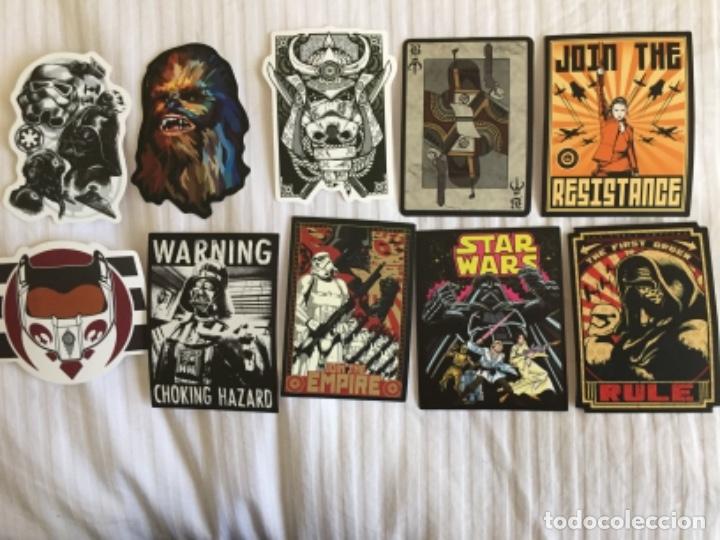 Pegatinas de colecci&oacute;n: 10 pegatinas star wars diferentes