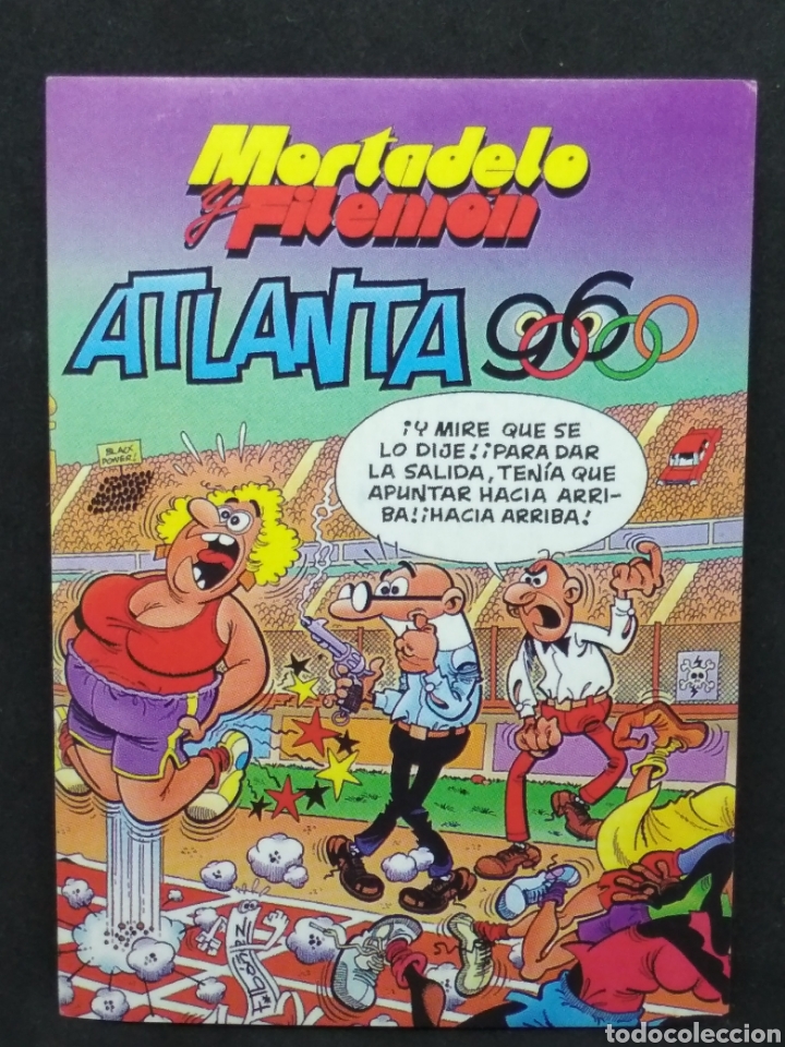 Pegatinas de colecci&oacute;n: Pegatina de Mortadelo y Filem&oacute;n - Atlanta 96
