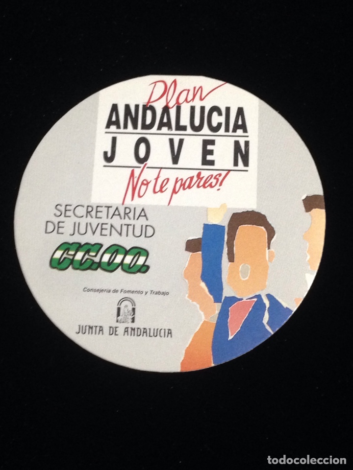 Sammlung von Aufklebern: Andalucia Joven,No te pares!,secretaria de juventud,CC.OO.