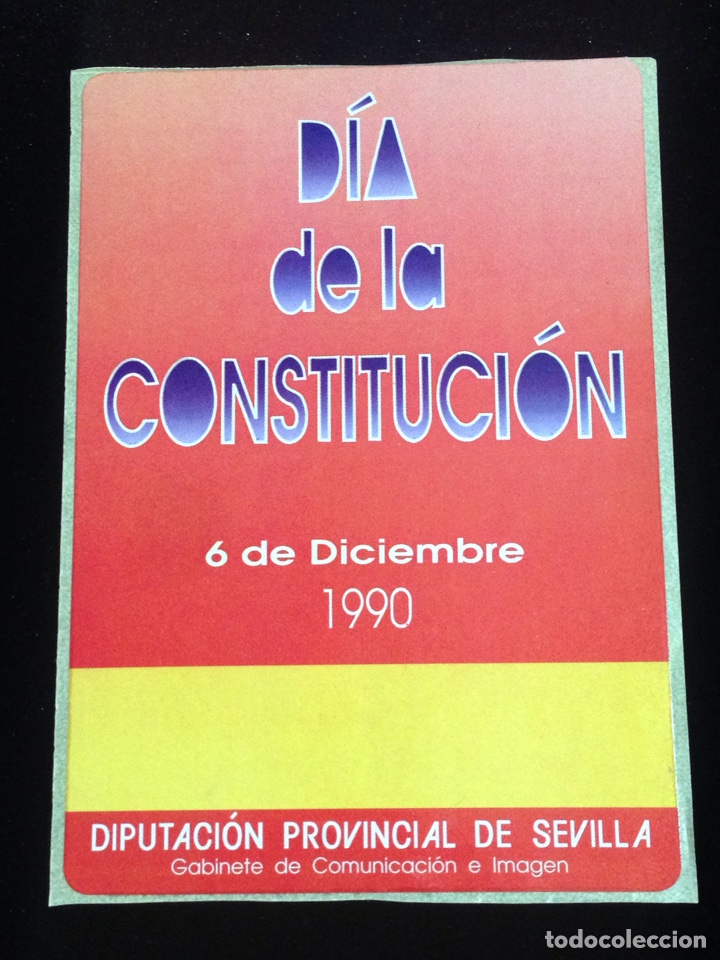 Sammlung von Aufklebern: Dia de la constitucion,6 de diciembre 1990.
