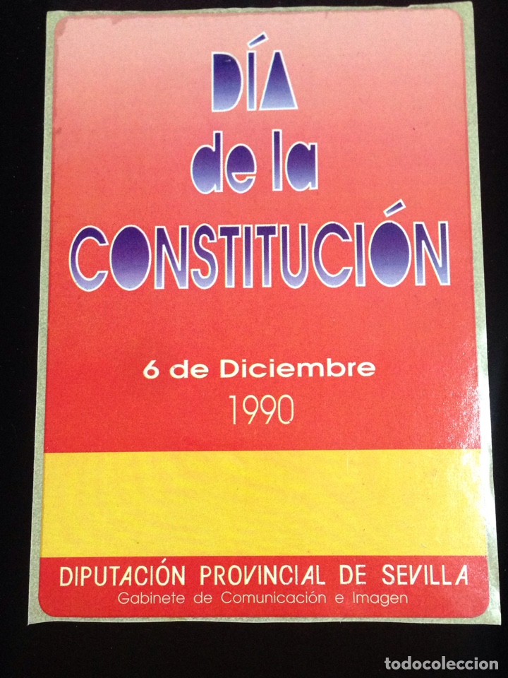 Sammlung von Aufklebern: Dia de la constitucion,6 de diciembre 1990.