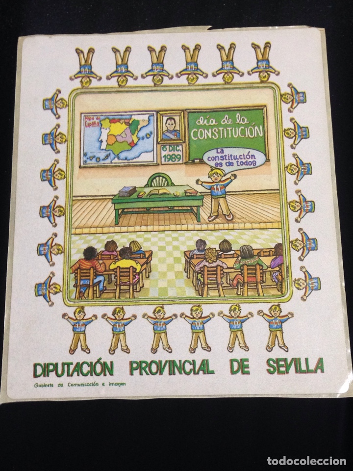 Autocollants de collection: Dia de la constitucion,6 diciembre 1989. R1