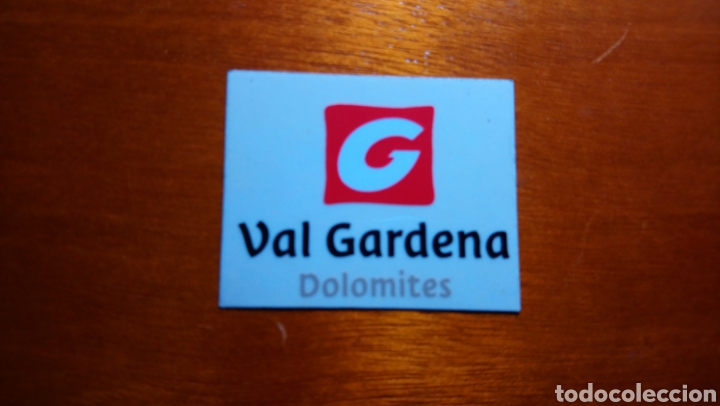 Pegatinas de colecci&oacute;n: Pegatina Val Gardena. Dolomitas. Esqui. Ski