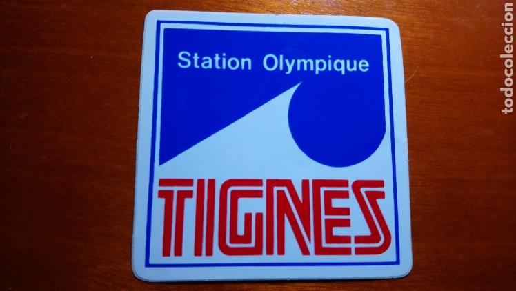 Pegatinas de colecci&oacute;n: Pegatina Tignes. Esqui. Ski
