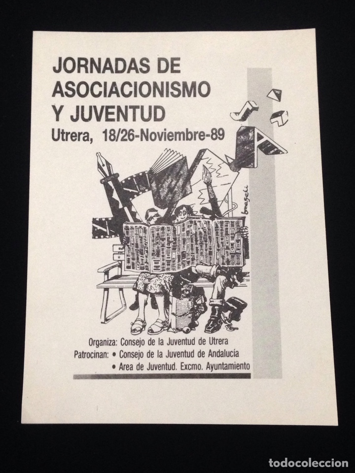 Sammlung von Aufklebern: Jornadas de asociacionismo y juventud,Noviembre del-89.