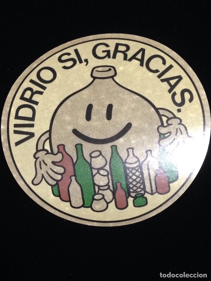 Collection stickers: Vidrio si,gracias.