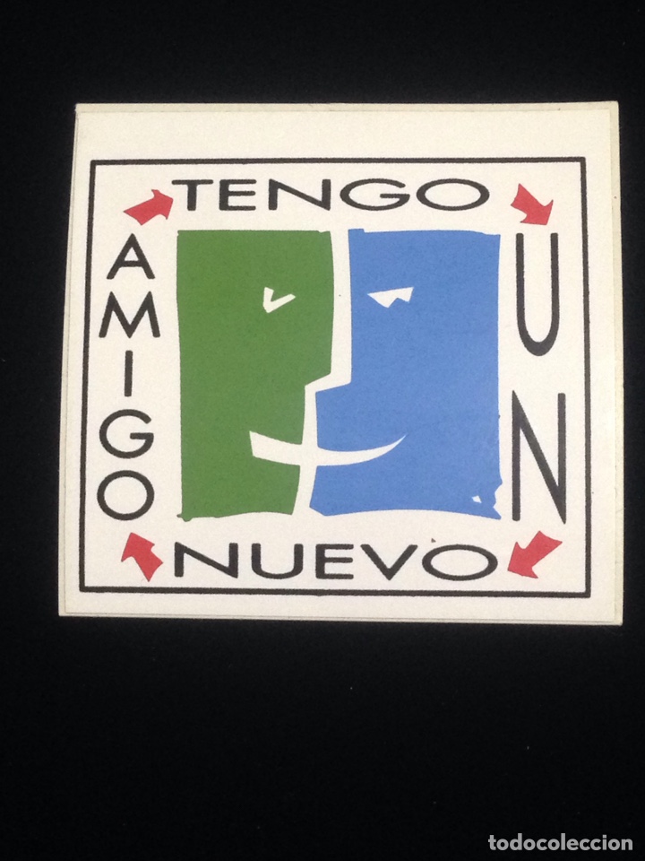 Sammlung von Aufklebern: Tengo un nuevo amigo.