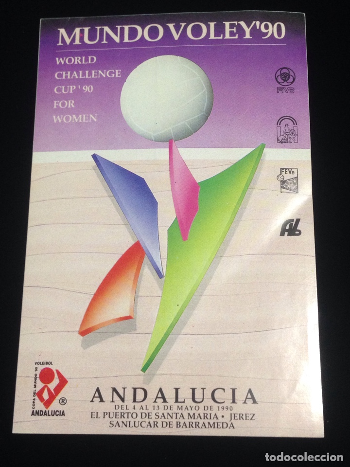 Adesivi di collezione: Mundo voley'90,Andalucia del 4 al 13 de Mayo.