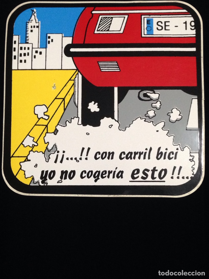 Collection stickers: Con carril bici yo no cogeria esto!!.